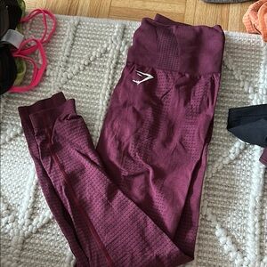 Gymshark Burgundy Leggings